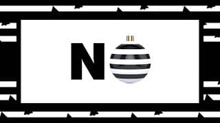 Noël monochrome