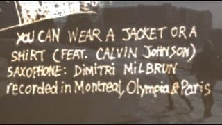 You Can Wear A Jacket Or A Shirt