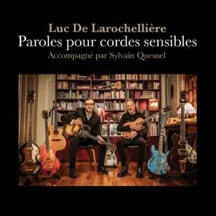 Pochette de Paroles pour cordes sensibles – Luc De Larochellière